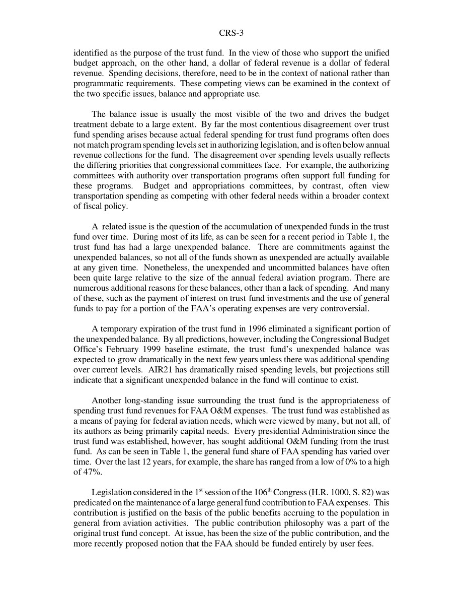 [20001102]RS20177_第106届国会中的机场和航空信托基金问题.pdf_第3页