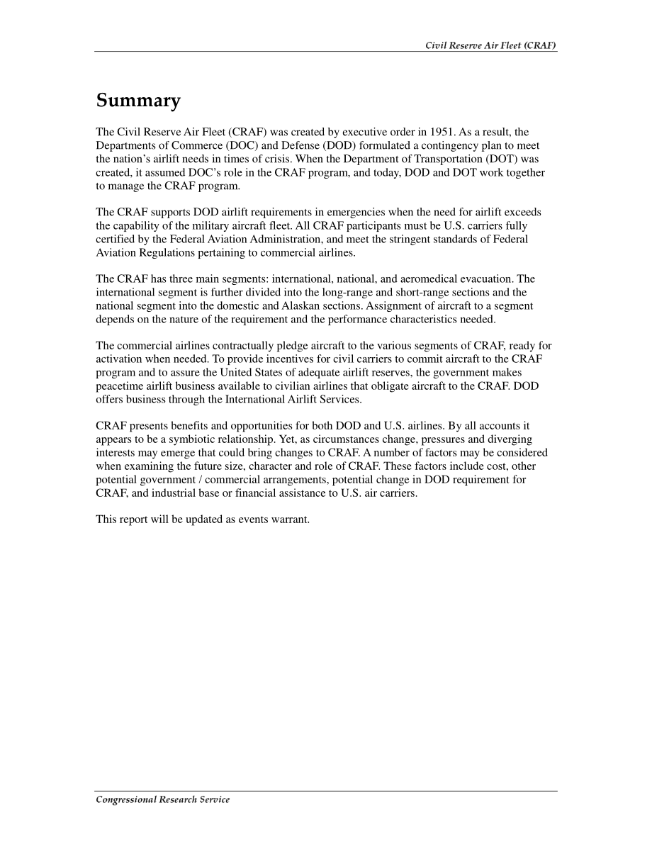 [20080425]RL33692_民航后备机队（CRAF）.pdf_第2页