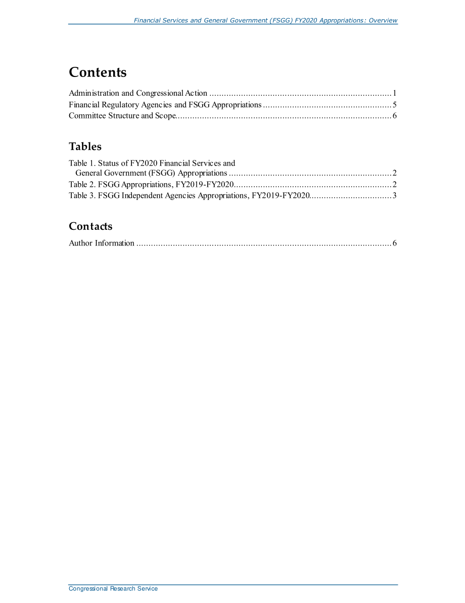 [20201130]R46620_金融服务和一般政府（FSGG）2020财年拨款：概述.pdf_第3页