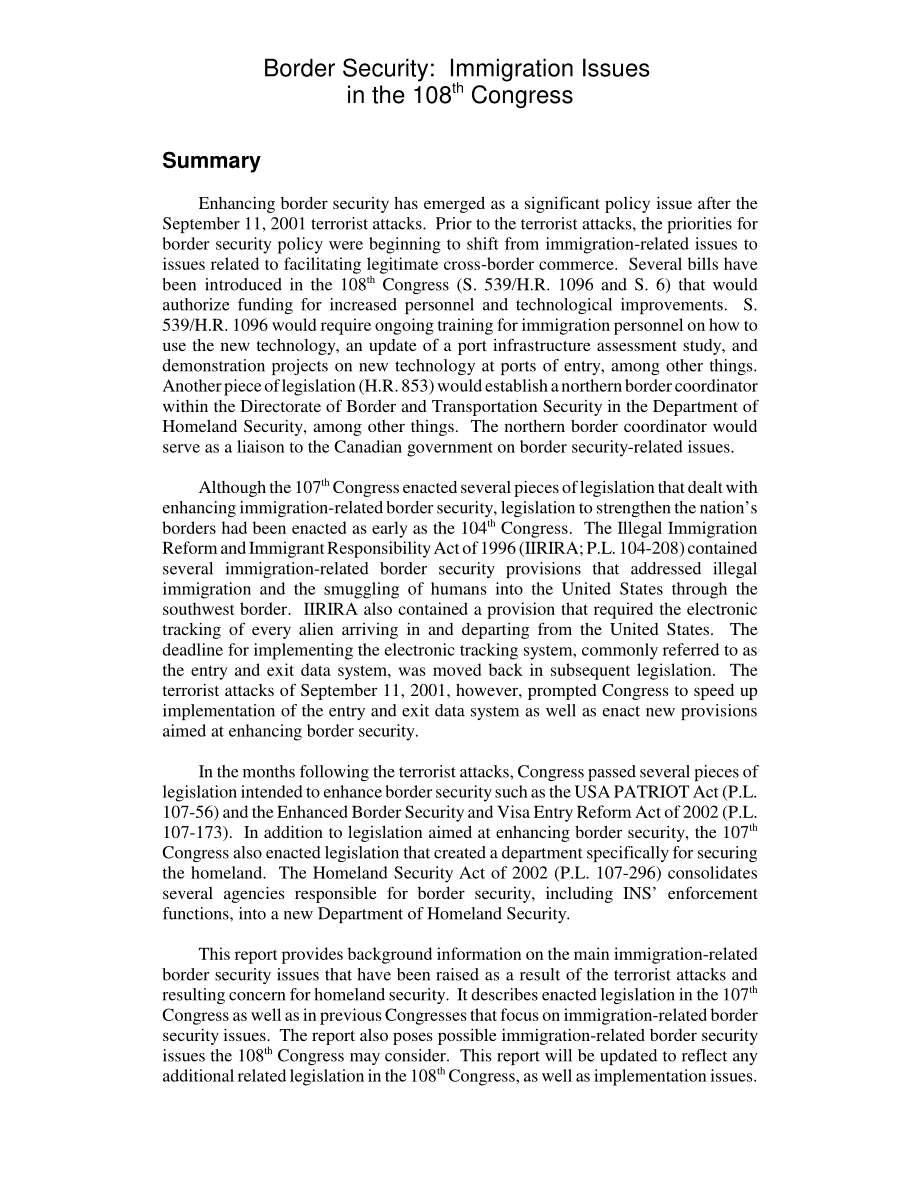 [20050322]RL31727_边境安全：第108届国会的移民问题.pdf_第2页