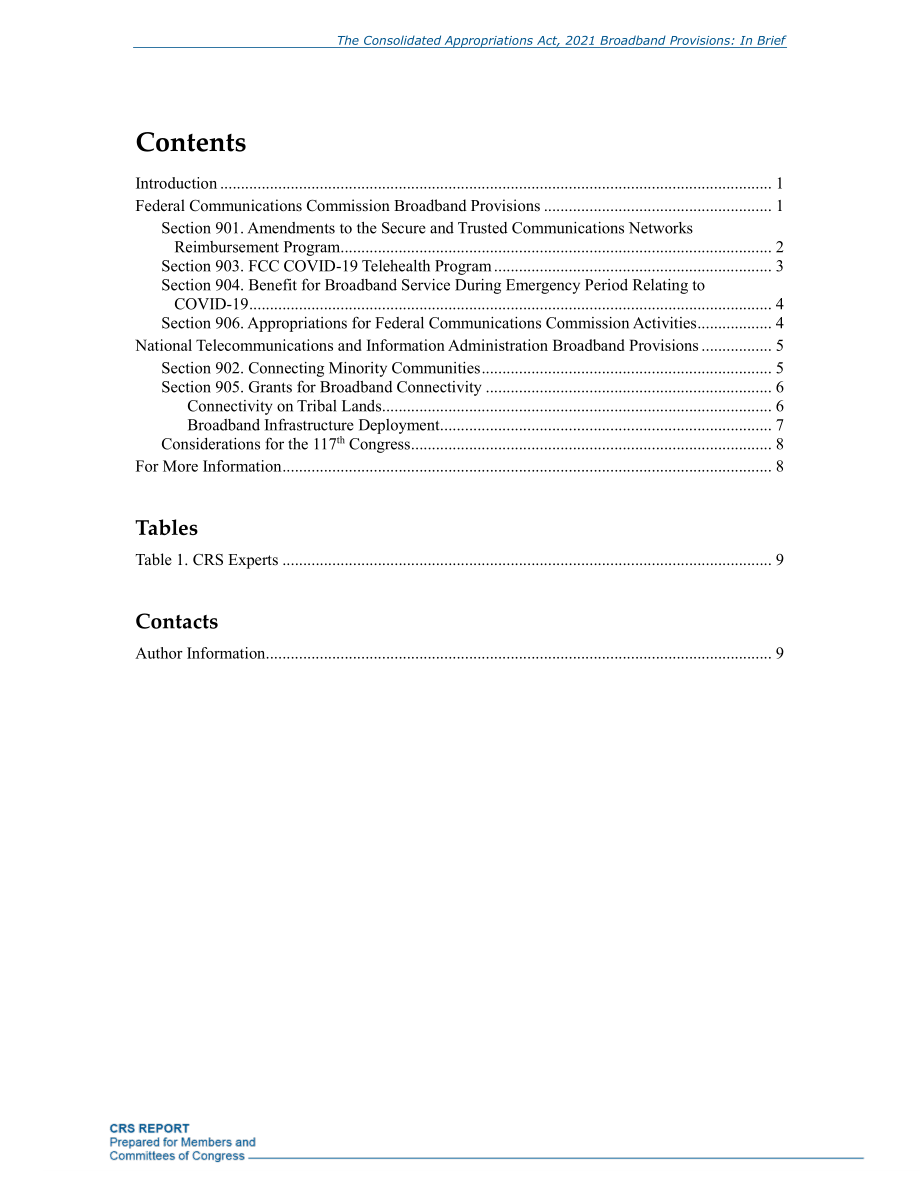 [20210302]R46701_2021《综合拨款法》宽带条款：简言之.pdf_第2页