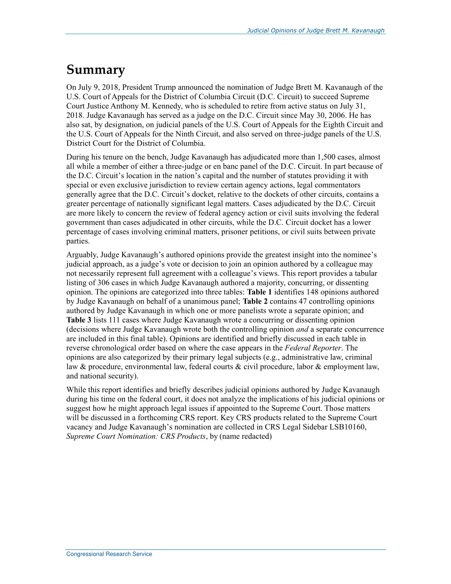 [20180723]R45269_布雷特·M·卡瓦诺法官的司法意见.pdf_第2页