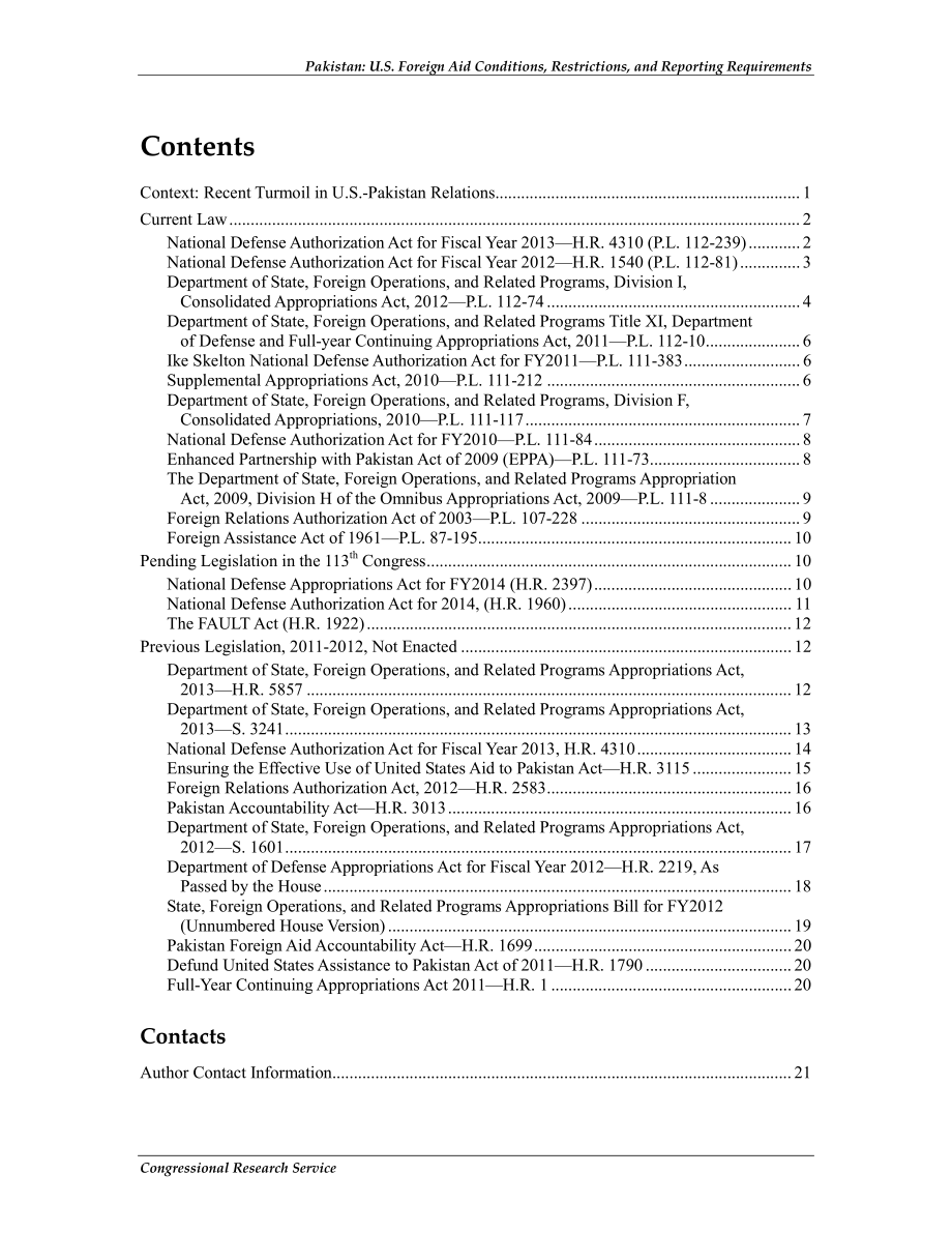 [20130912]R42116_巴基斯坦：美国对外援助条件、限制和报告要求.pdf_第3页