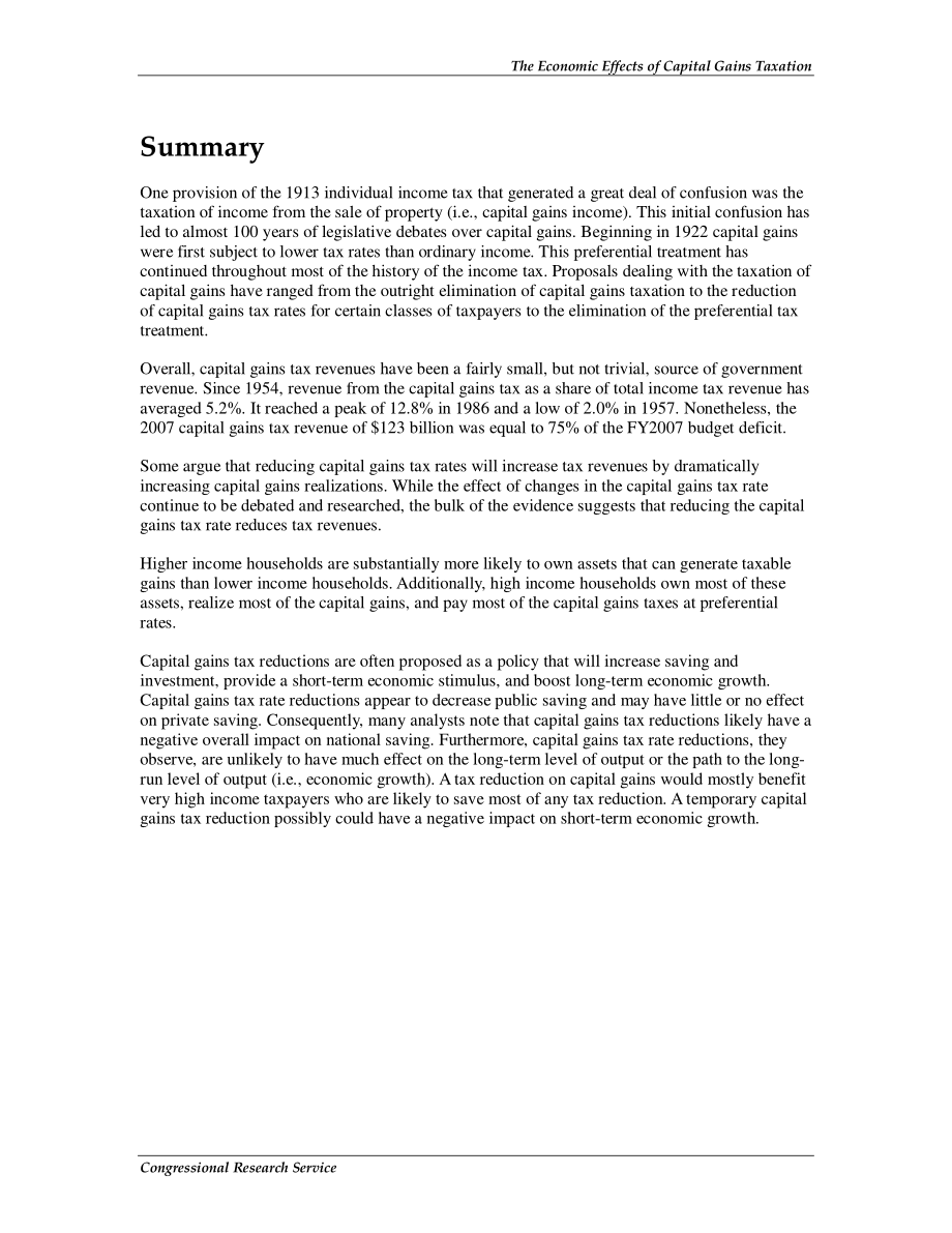 [20100618]R40411_资本利得税的经济效应.pdf_第2页