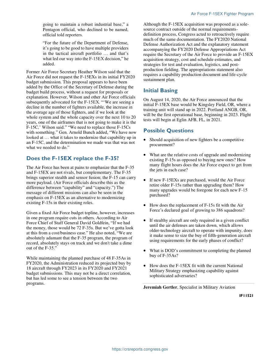 [20200902]IF11521_空军F-15EX战斗机项目.pdf_第2页