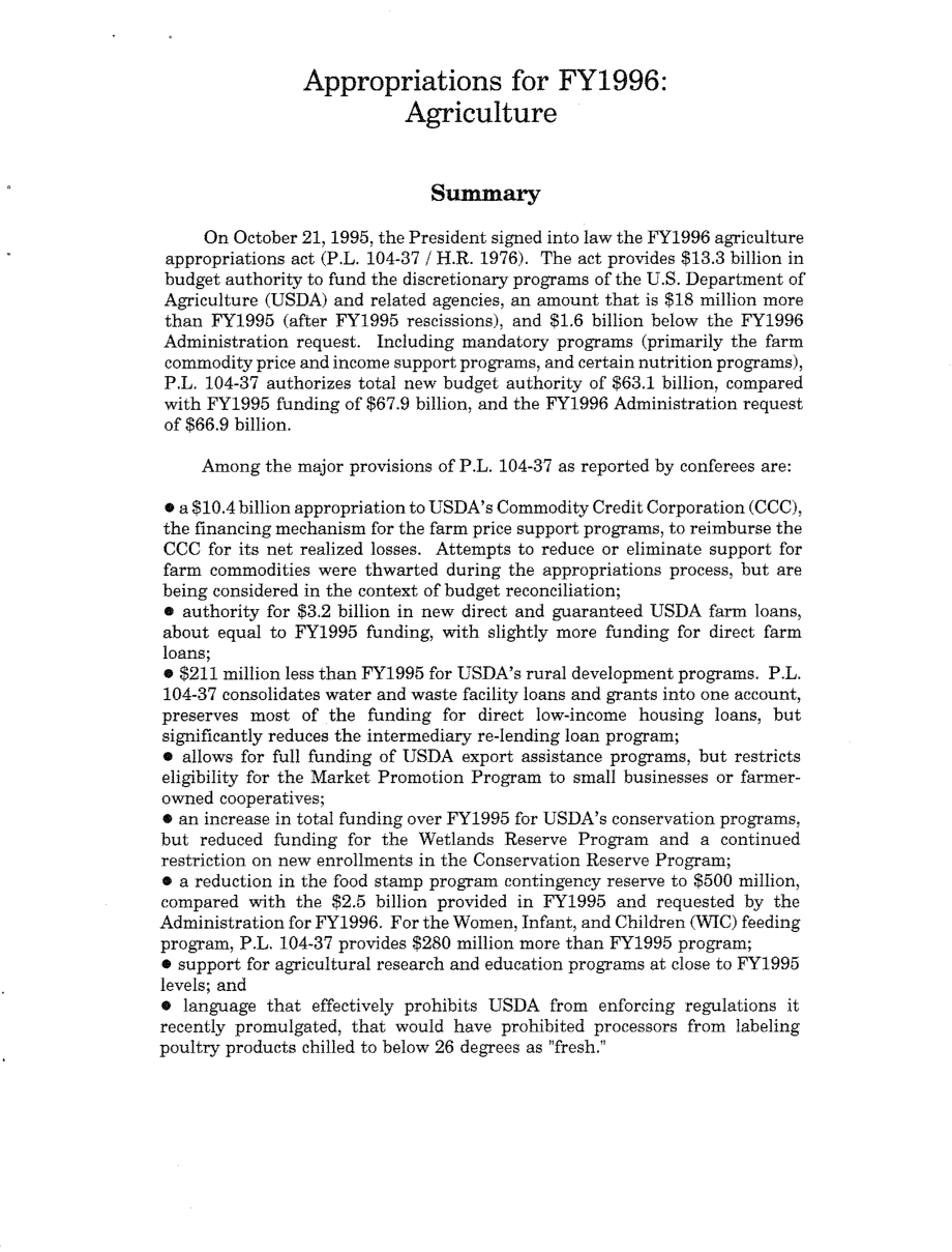 [19951027]95-624_1996财年拨款：农业.pdf_第2页