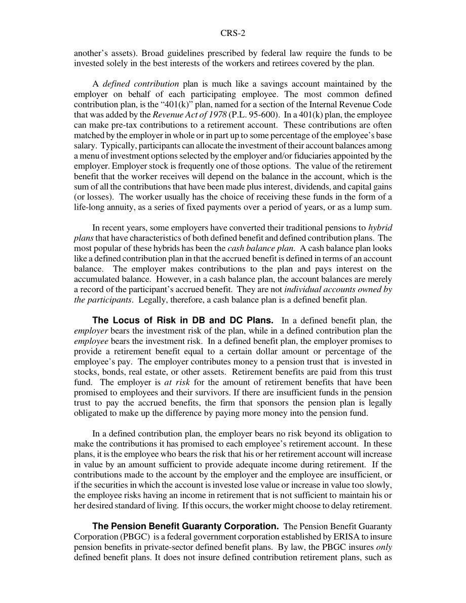 [20020311]RS21115_安然公司破产和退休计划中的雇主持股.pdf_第2页