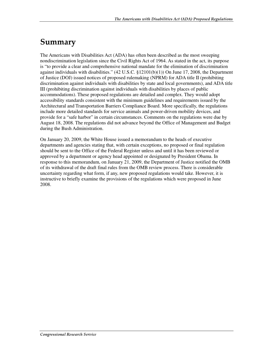 [20090203]RS22930_《美国残疾人法案》（ADA）提议的法规.pdf_第2页