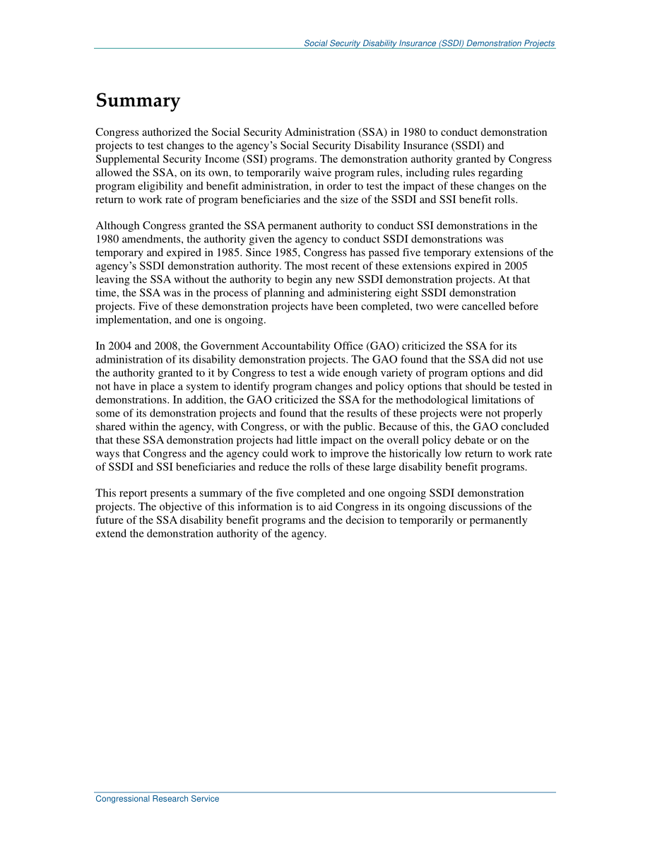 [20140410]RL33585_社会保障残疾保险（SSDI）示范项目.pdf_第2页