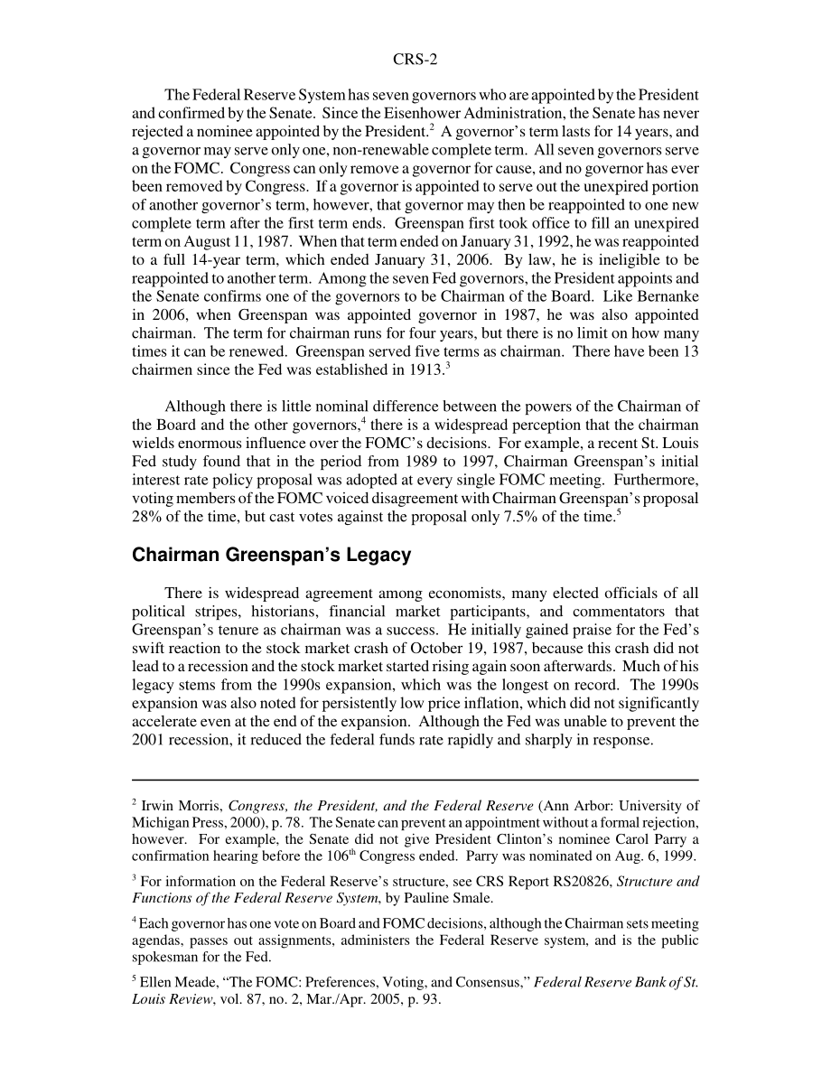[20060201]RS22271_格林斯潘主席从美联储退休.pdf_第2页