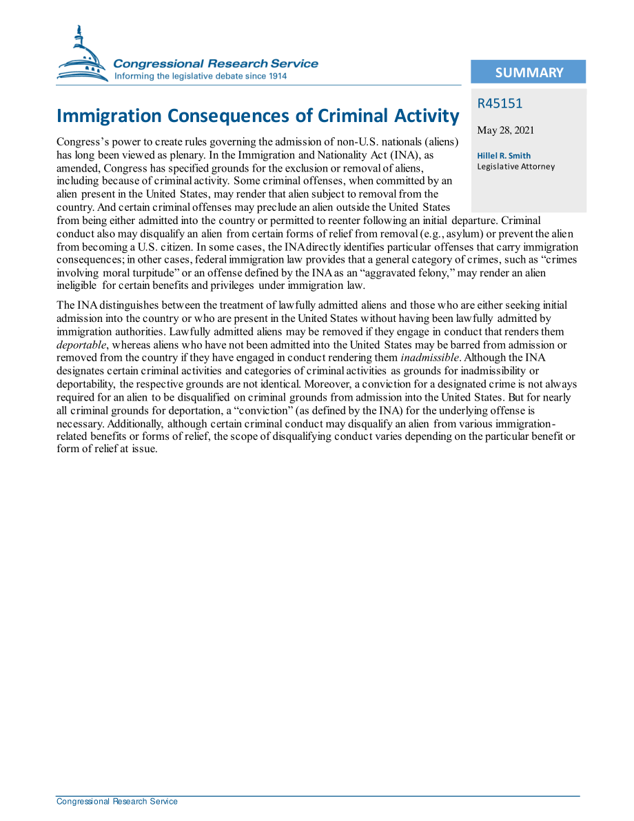 [20210528]R45151_犯罪活动的移民后果.pdf_第2页