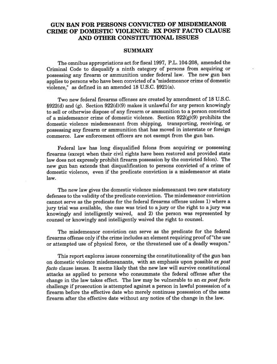 [19961230]97-68_家庭暴力轻罪罪犯持枪禁令：事后条款和其他宪法问题.pdf_第2页