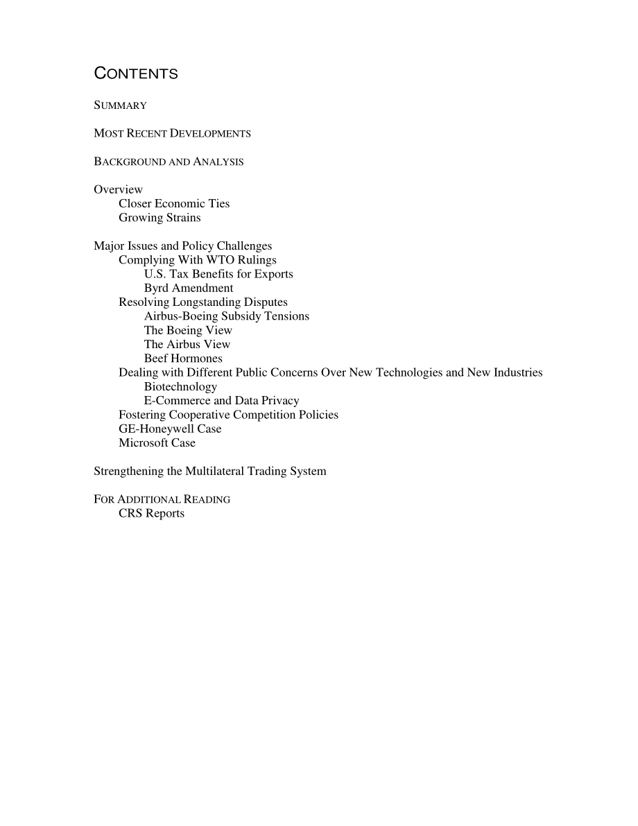 [20060501]IB10087_美欧贸易关系：问题和政策挑战.pdf_第2页