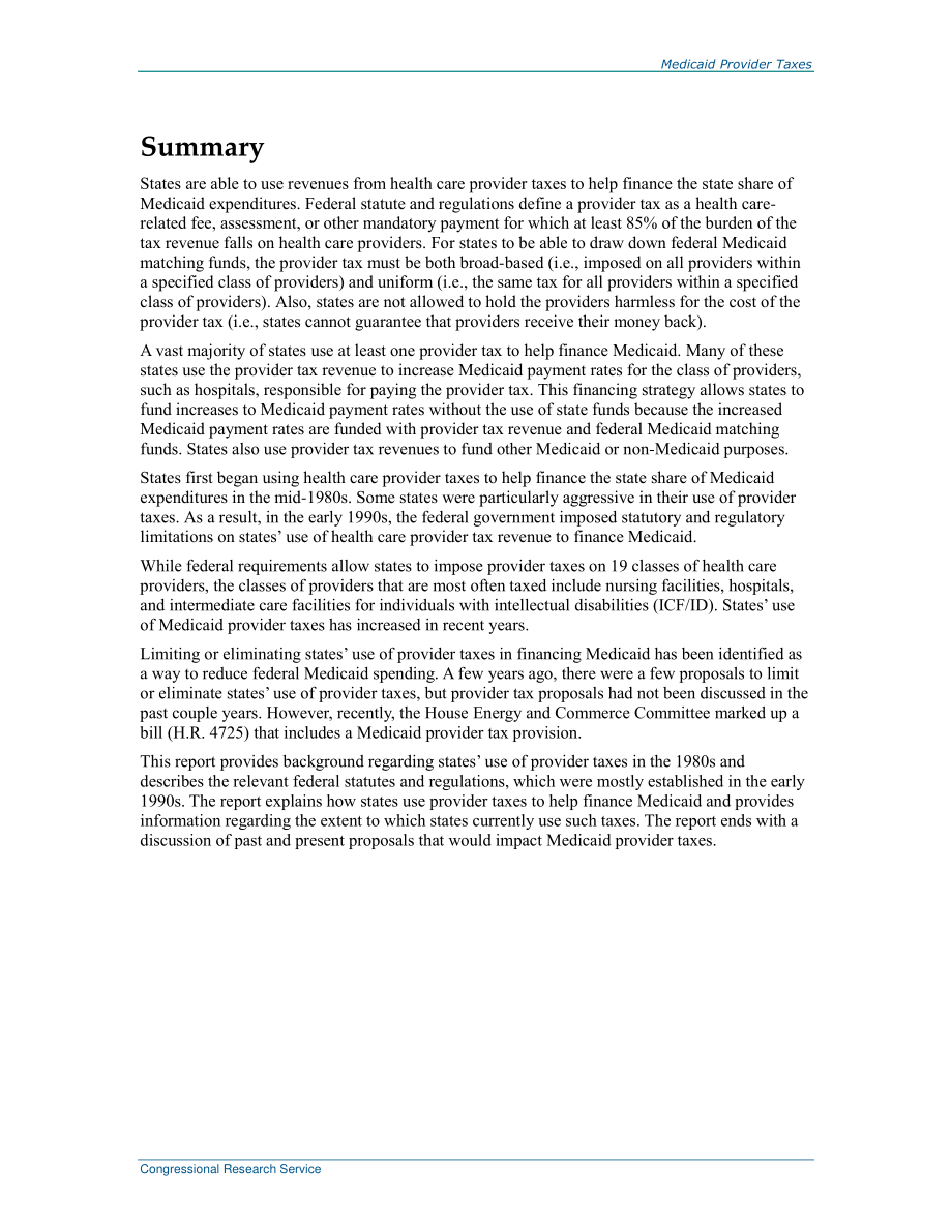 [20160805]RS22843_医疗补助提供者税.pdf_第2页