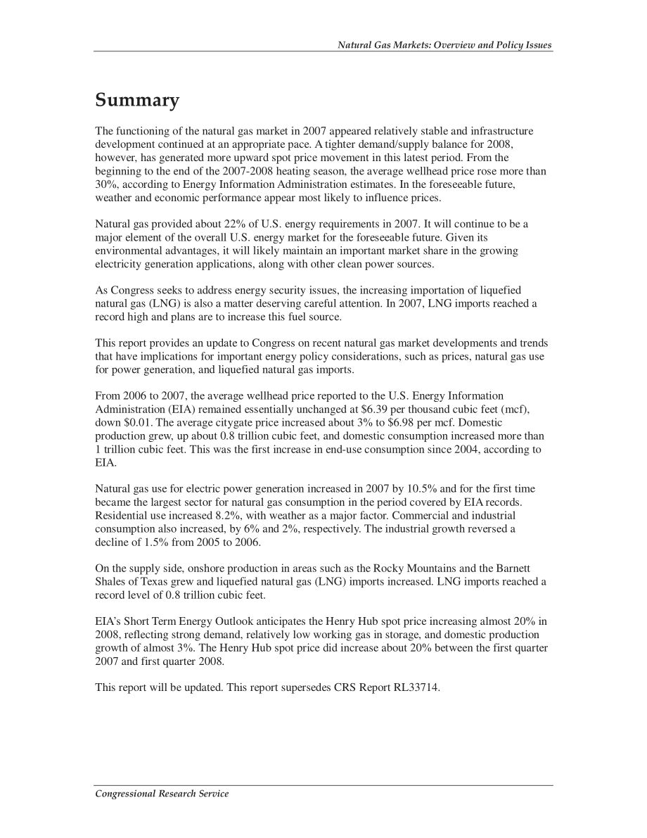 [20080523]RL34508_天然气市场：概述和政策问题.pdf_第2页