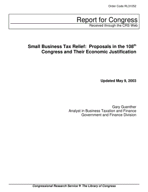 [20030509]RL31052_小企业税收减免：第108届国会提案及其经济合理性.pdf