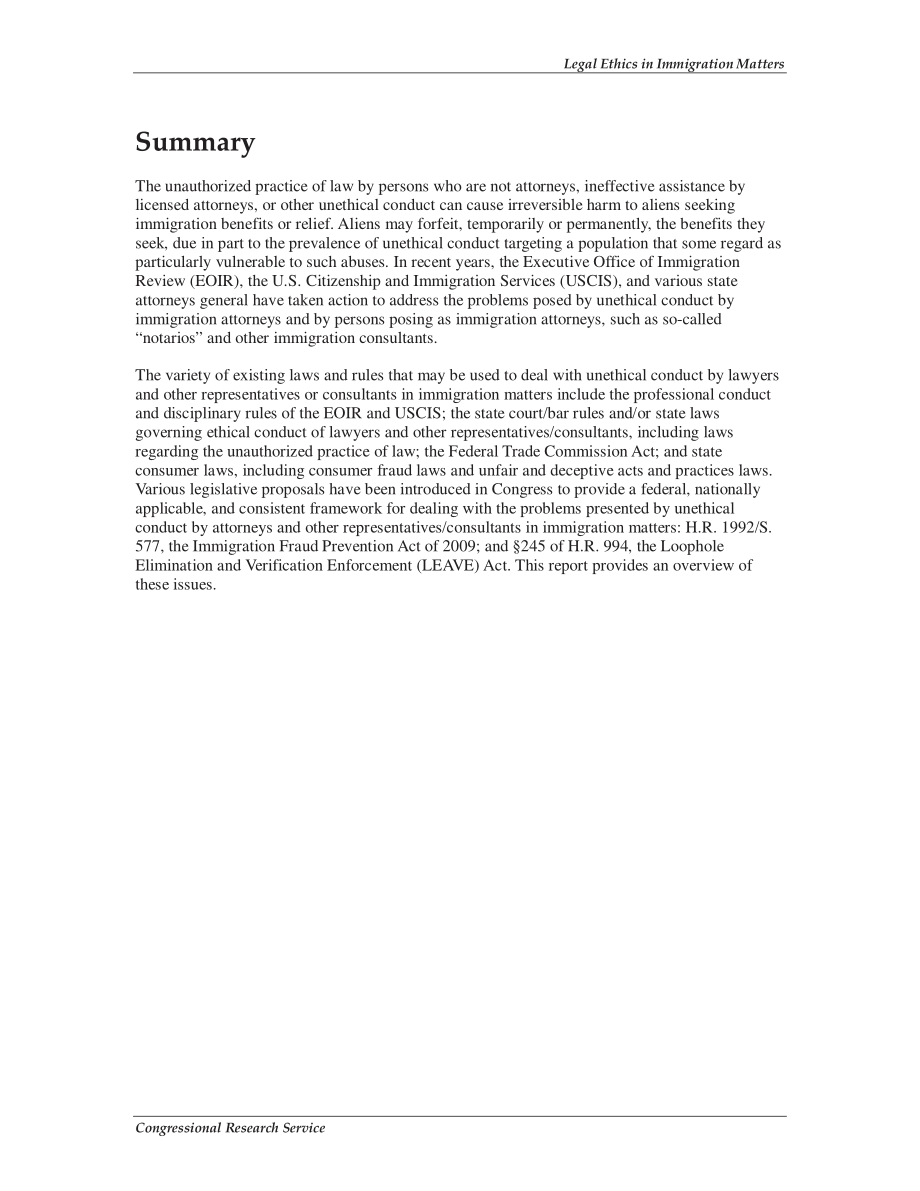 [20090918]R40822_移民事务中的法律道德：法律代理与非法执业.pdf_第2页