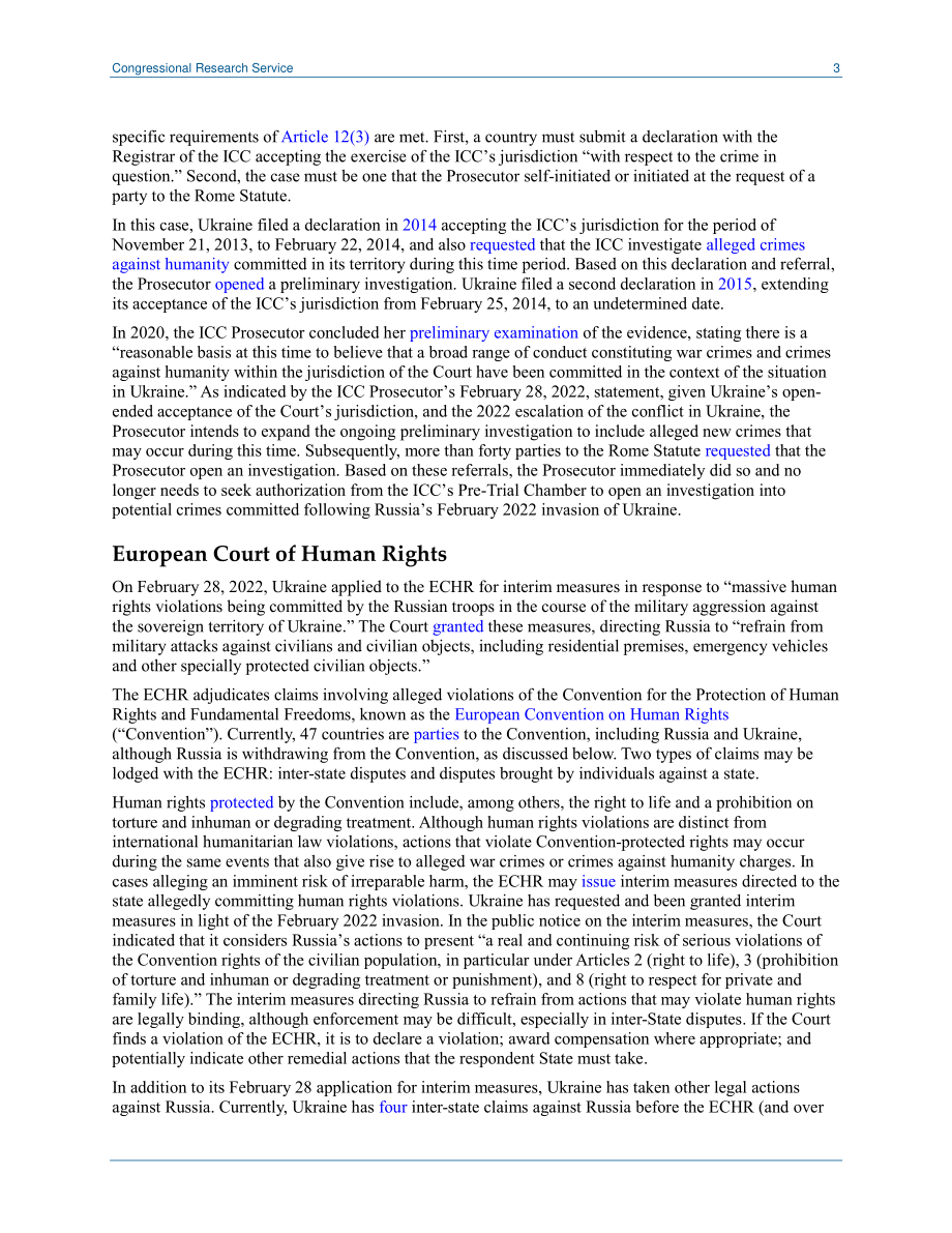 [20220413]LSB10704_国际法庭在应对入侵乌克兰方面的作用.pdf_第3页