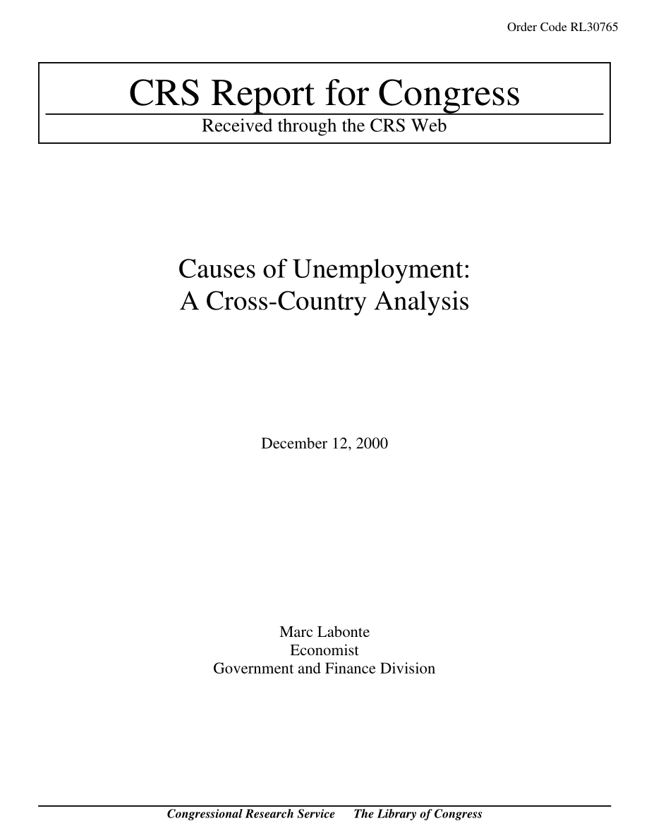 [20001212]RL30765_失业原因：跨国分析.pdf_第1页
