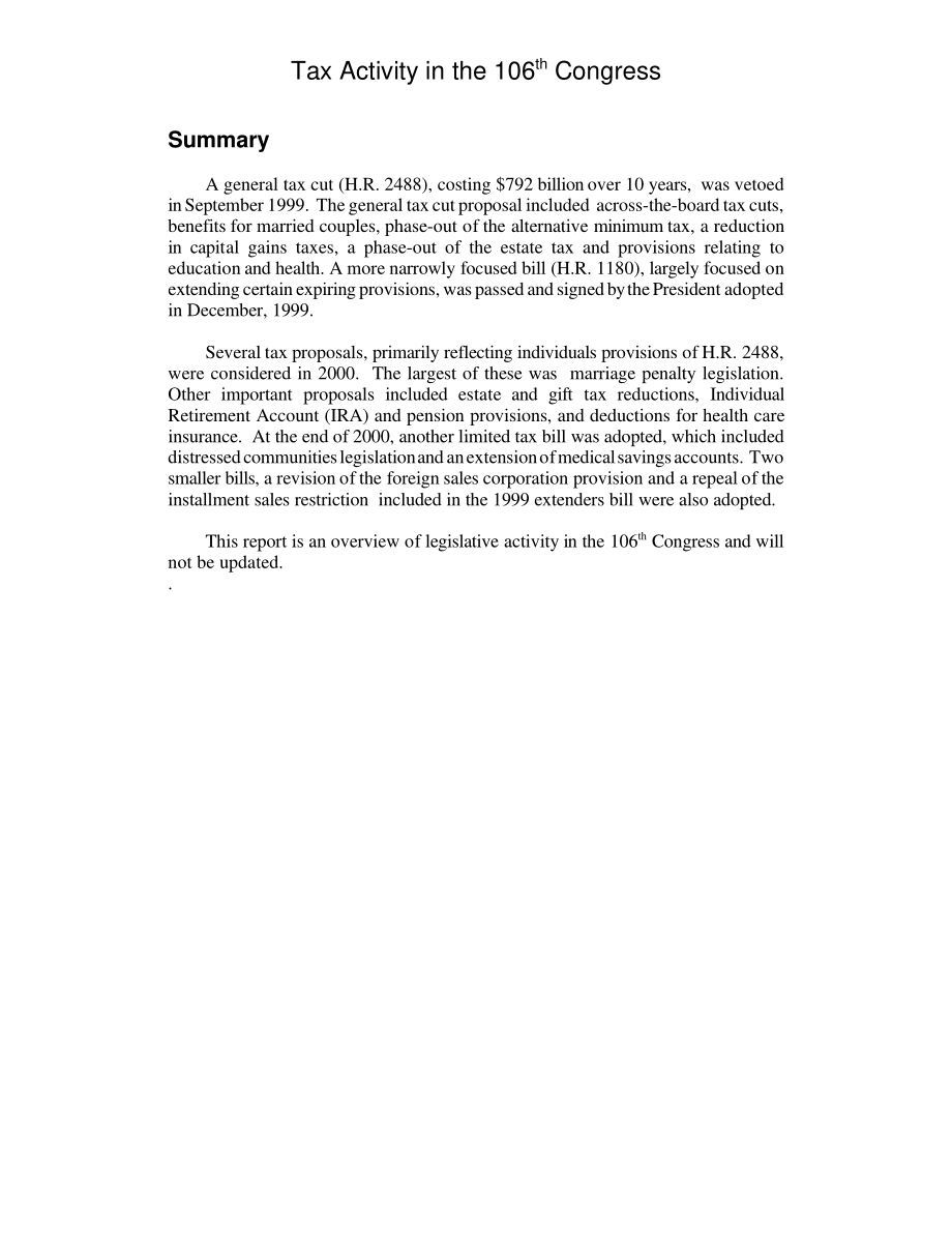 [20010227]RL30801_第106届国会的税收活动.pdf_第2页