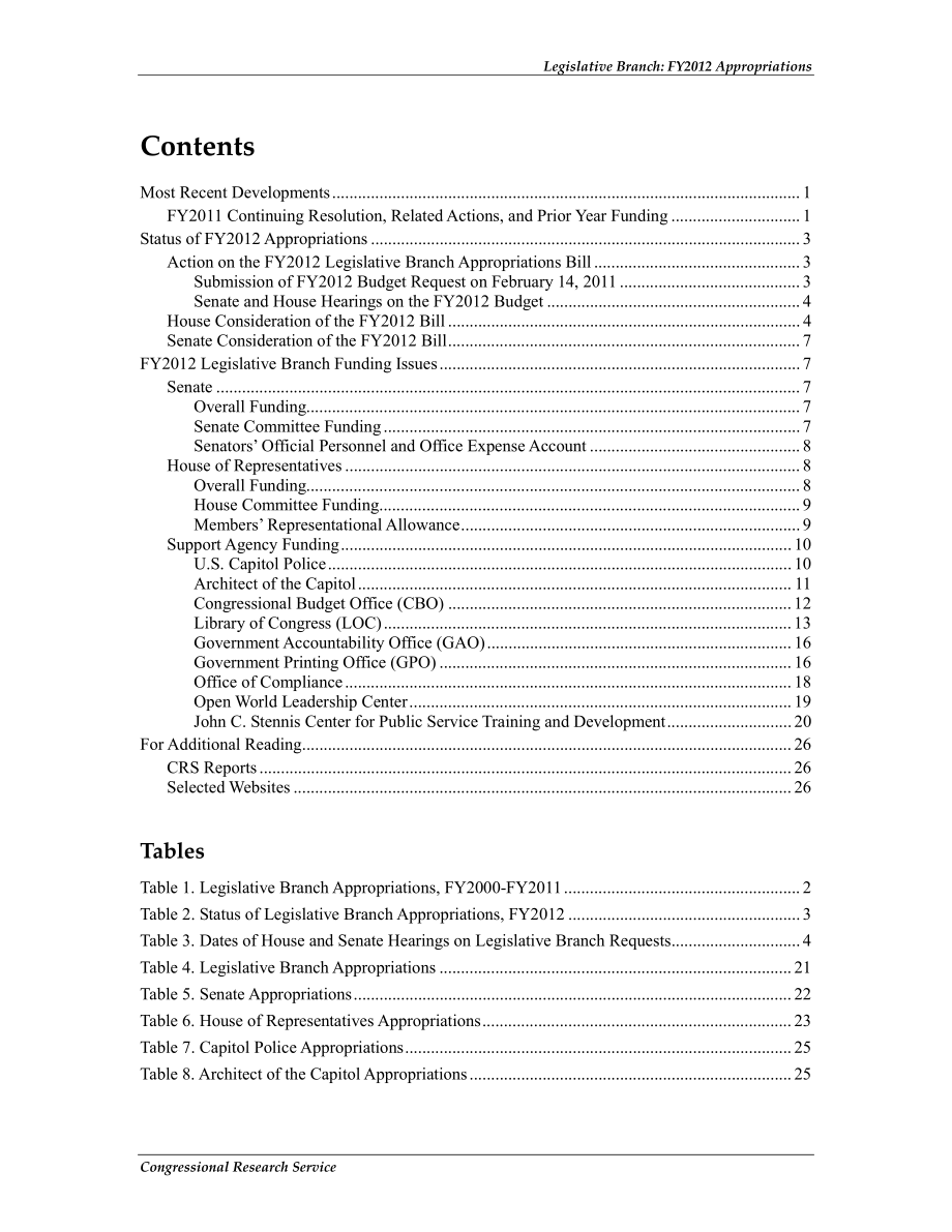 [20120131]R41870_立法部门：2012财年拨款.pdf_第3页