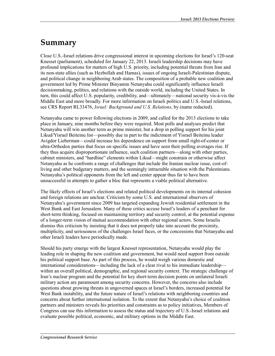 [20130108]R42888_以色列：2013年选举预览.pdf_第2页