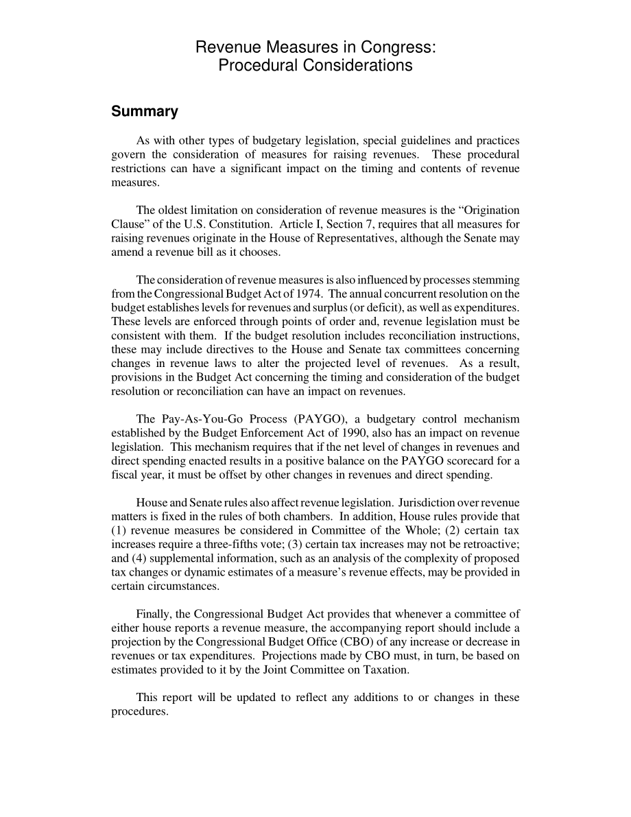 [20011126]RL31197_国会的税收措施：程序方面的考虑.pdf_第2页