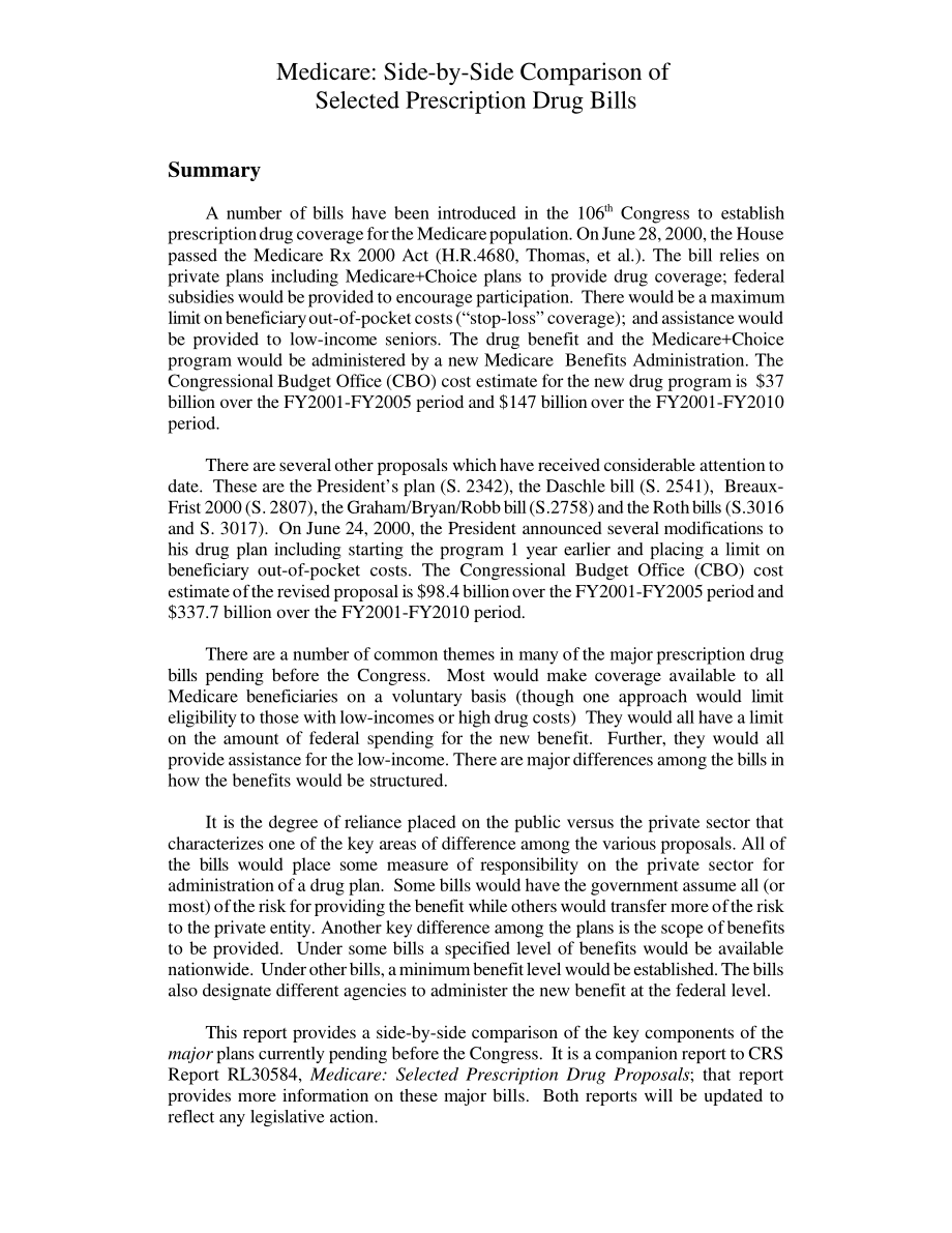 [20000920]RL30593_医疗保险：所选处方药法案的并列比较.pdf_第2页