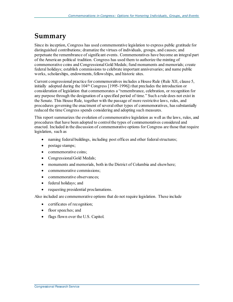 [20210701]R43539_国会纪念活动：表彰个人、团体和活动的选项.pdf_第2页