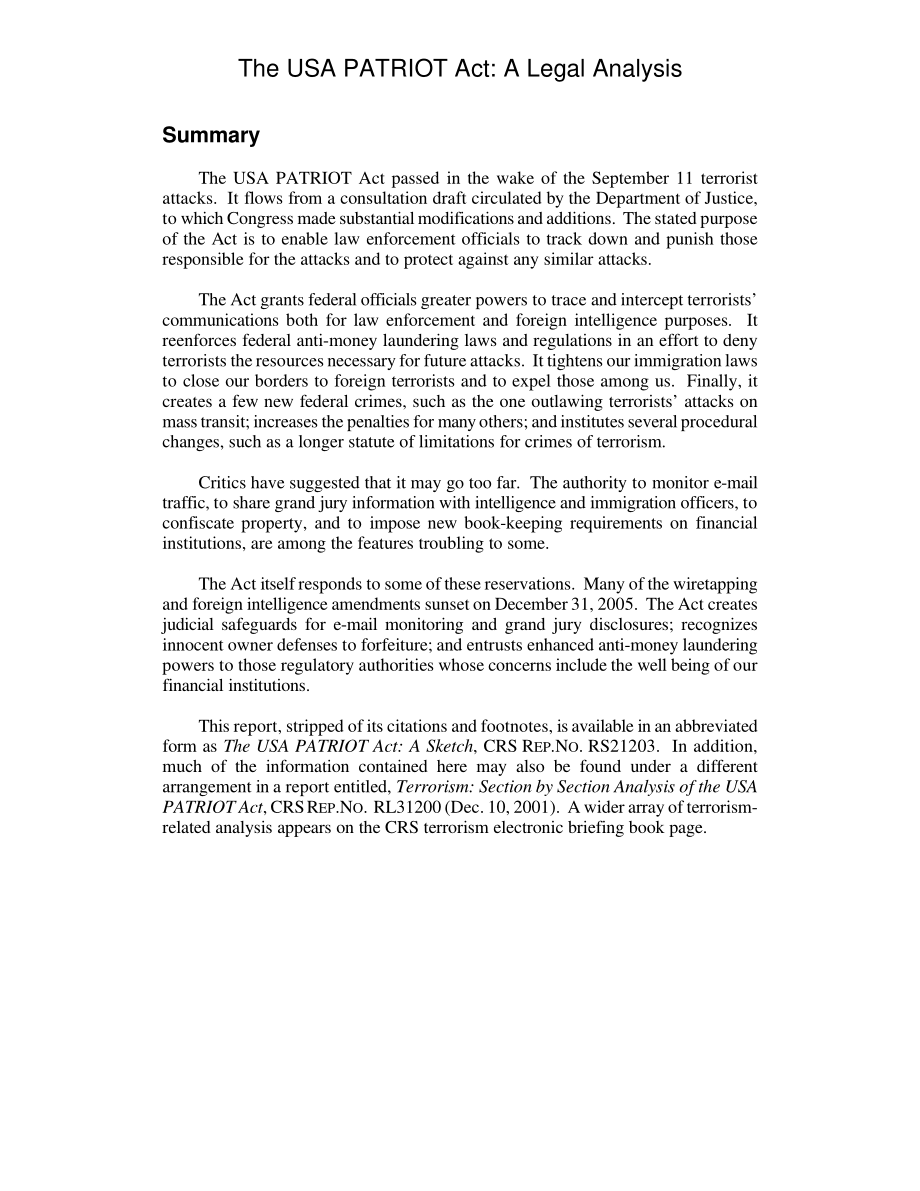 [20020415]RL31377_美国爱国者法案：法律分析.pdf_第2页