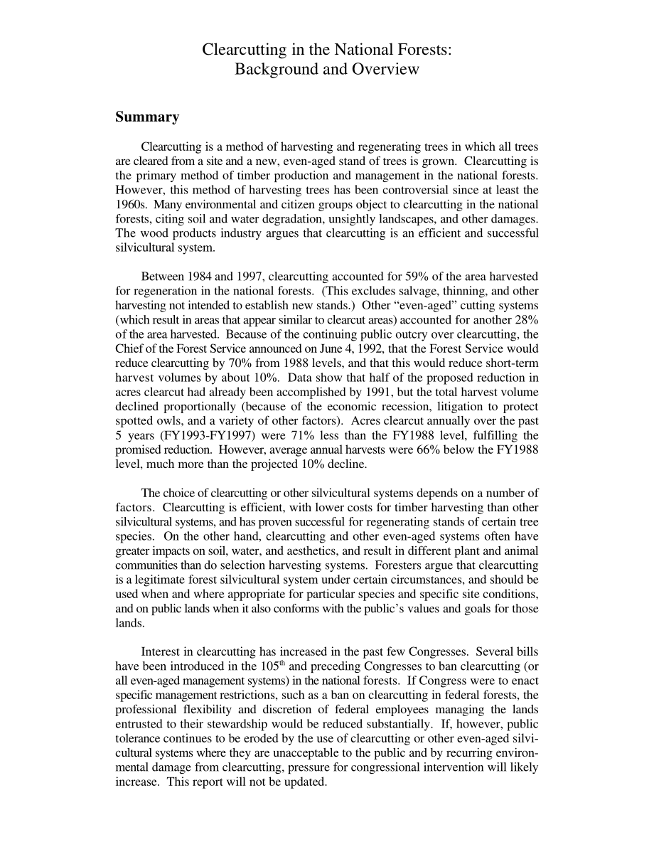 [19981106]98-917_国家森林的采伐：背景和概述.pdf_第3页
