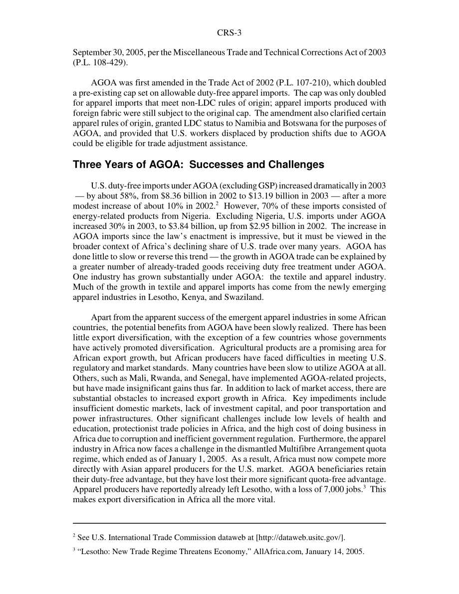 [20050119]RS21772_AGOA III：《非洲增长和机会法》修正案.pdf_第3页