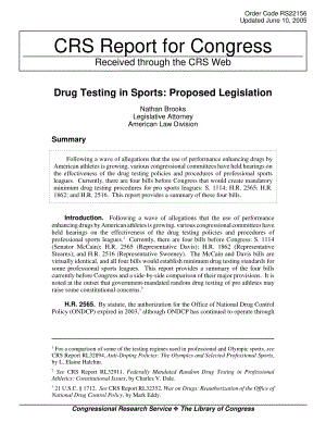 [20050610]RS22156_体育运动中的药物检测：拟议立法.pdf
