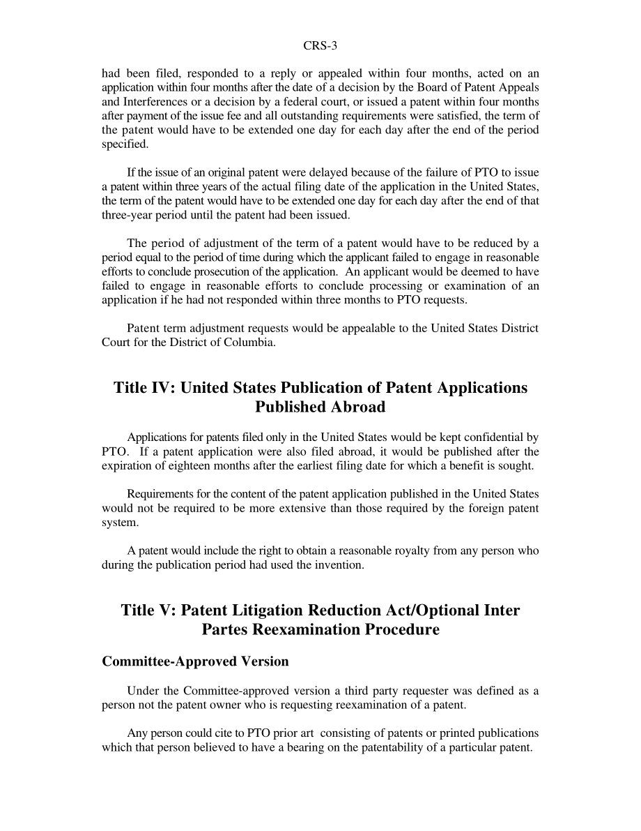 [19991019]RS20249_H、 R. 1907, 106th Congress 1999年美国发明家保护法.pdf_第3页