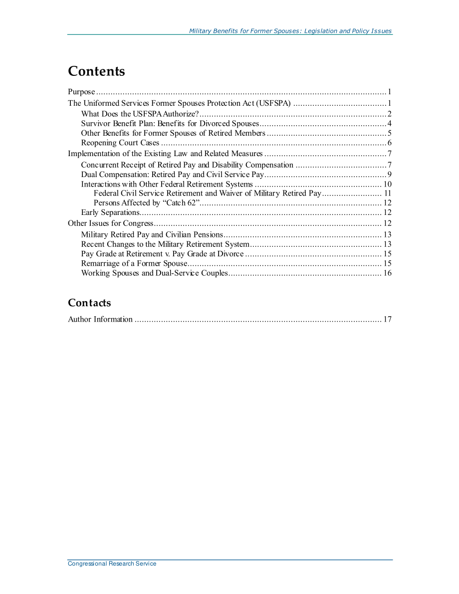 [20210520]RL31663_前配偶的军事福利：立法和政策问题.pdf_第3页