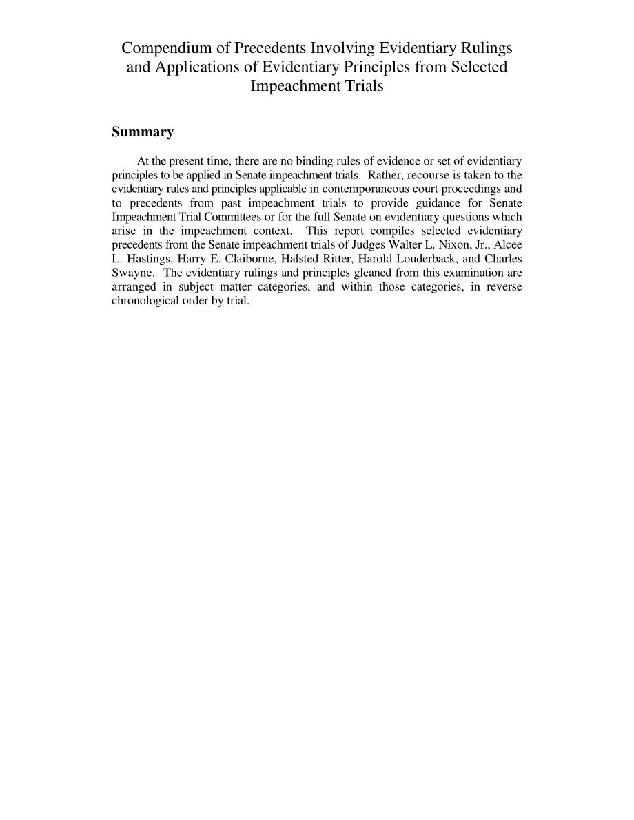[19990129]RL30042_选定弹劾审判中涉及证据裁决和证据原则应用的判例汇编.pdf_第3页