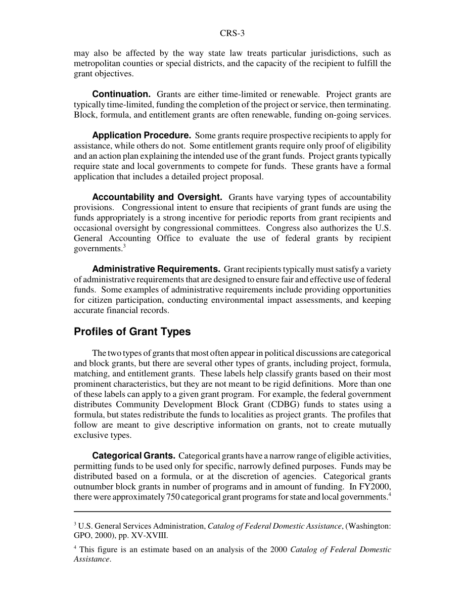 [20021127]RS20669_联邦政府对州和地方政府的拨款：概述和特点.pdf_第3页
