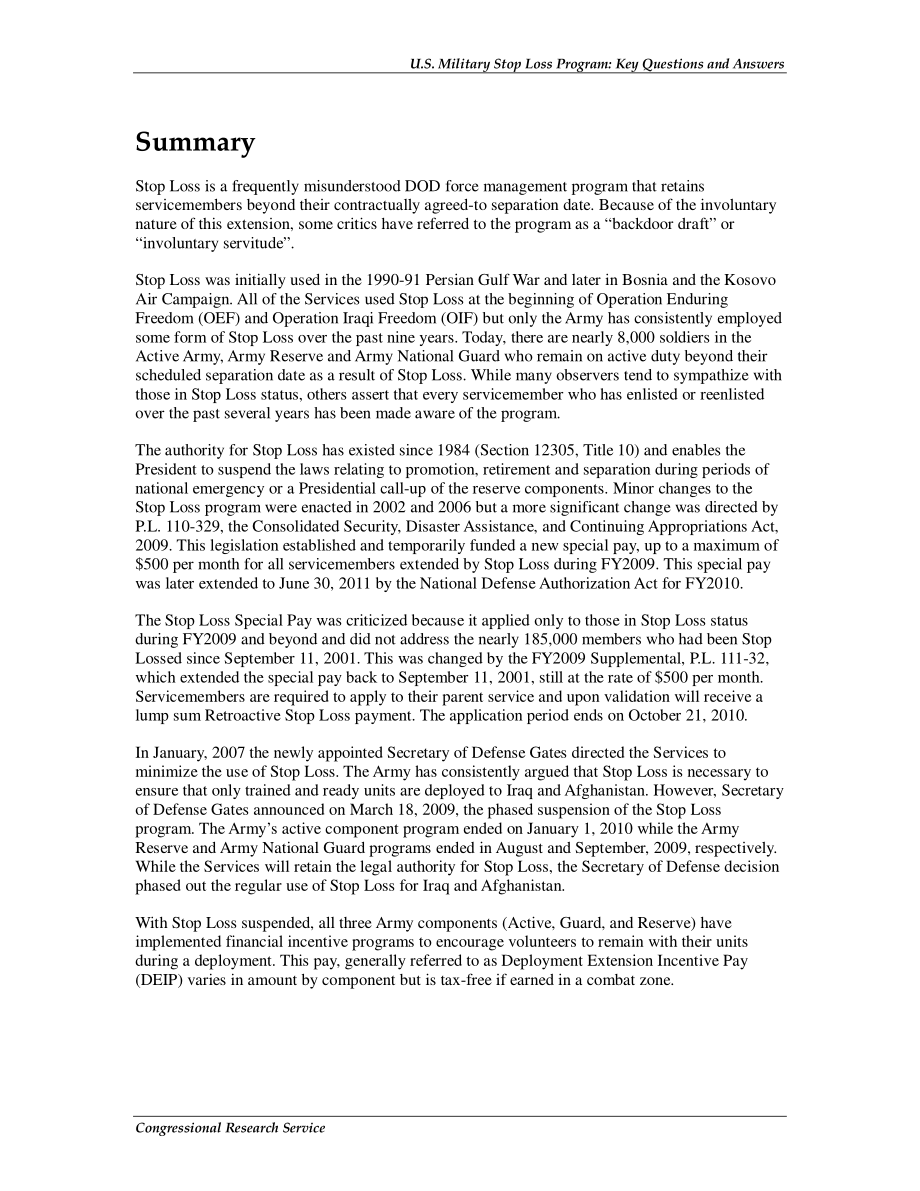[20100407]R40121_美国军事止损计划：关键问题和答案.pdf_第2页