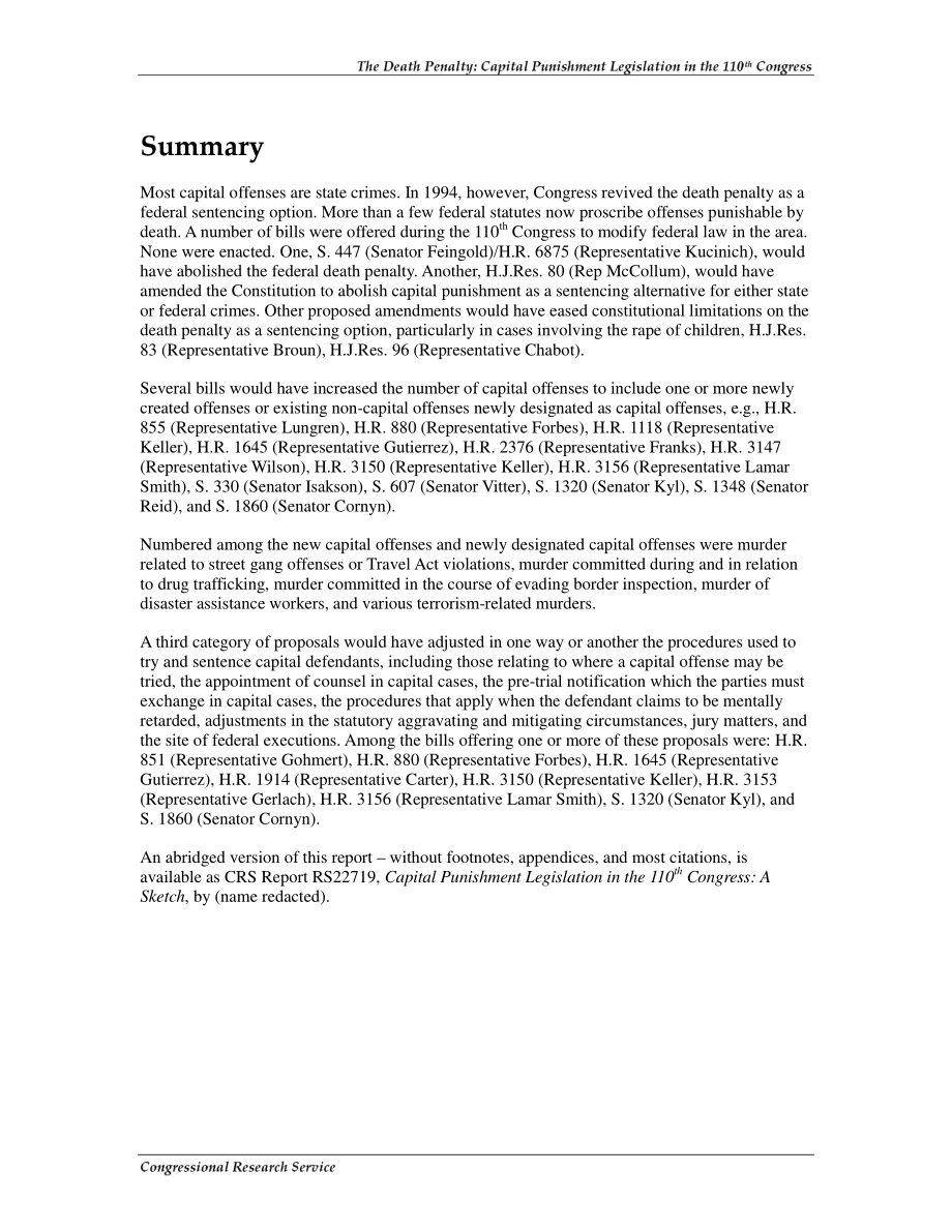 [20081015]RL34163_死刑：第110届国会死刑立法.pdf_第2页