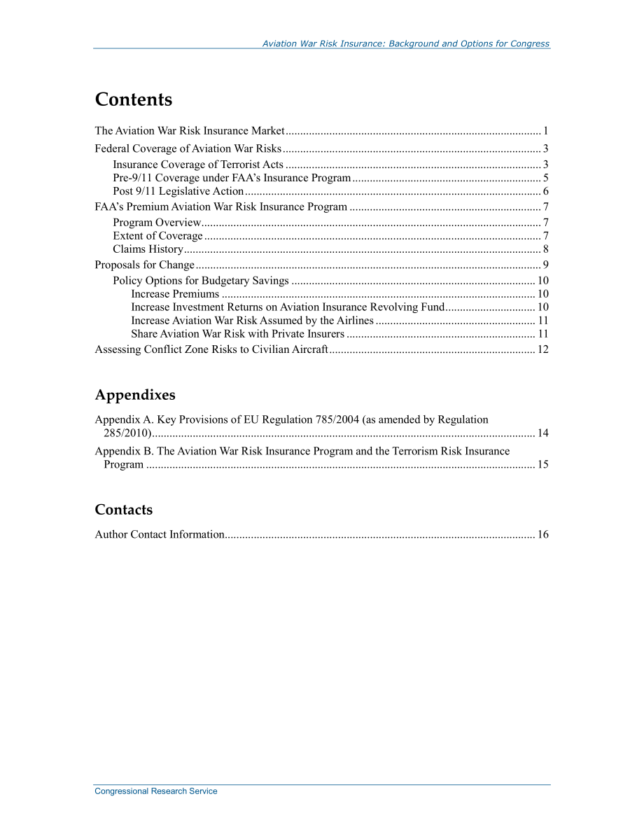 [20140905]R43715_航空战争险：国会背景和选择.pdf_第3页