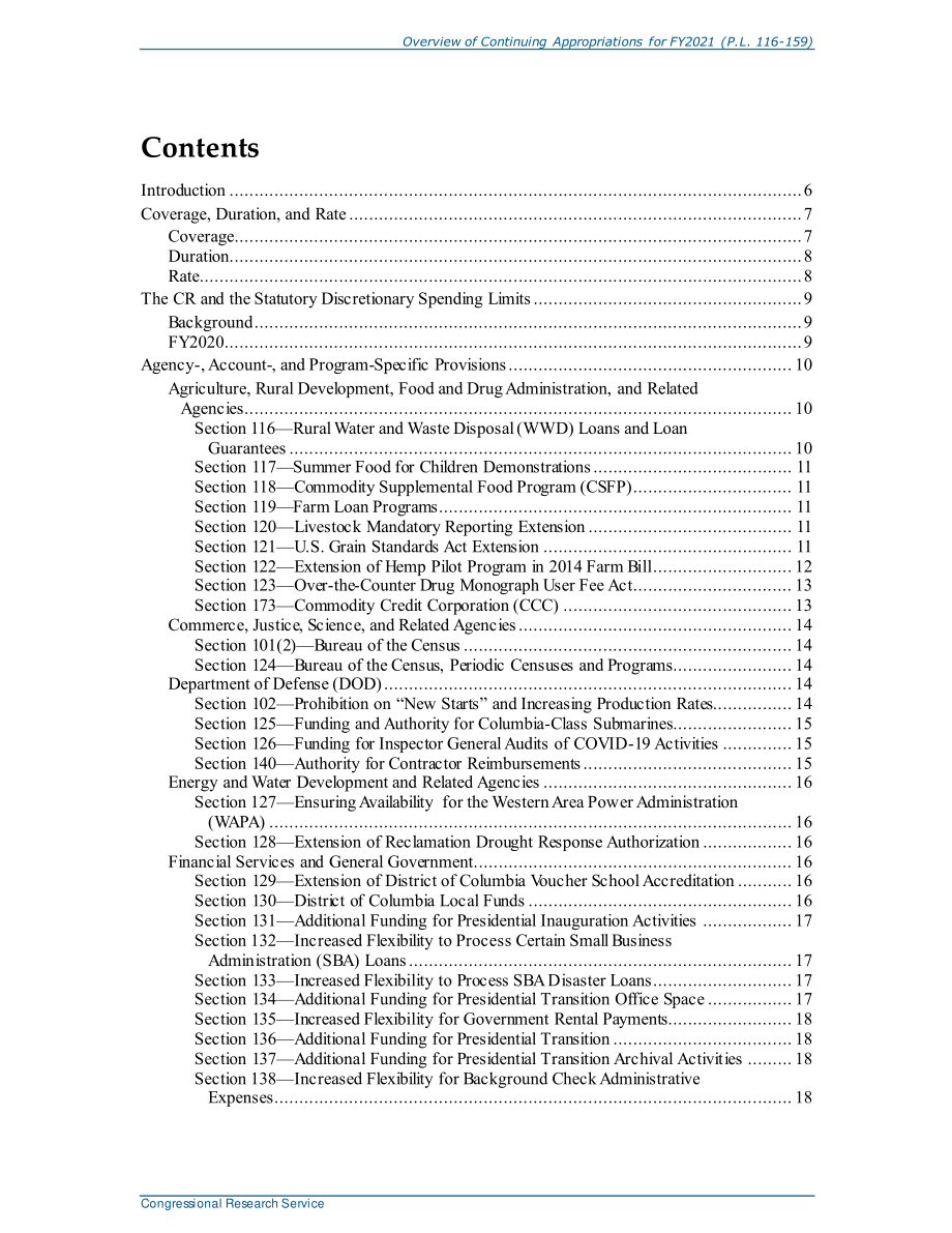 [20201027]R46582_2021财年持续拨款概述（P.L116-159).pdf_第3页