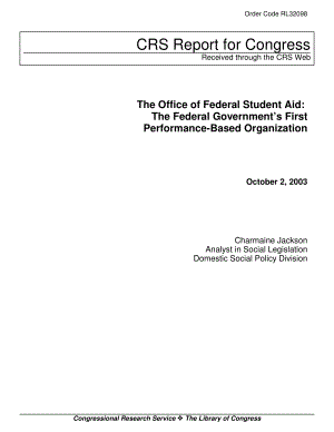 [20031002]RL32098_联邦学生援助办公室：联邦政府第一个基于绩效的组织.pdf