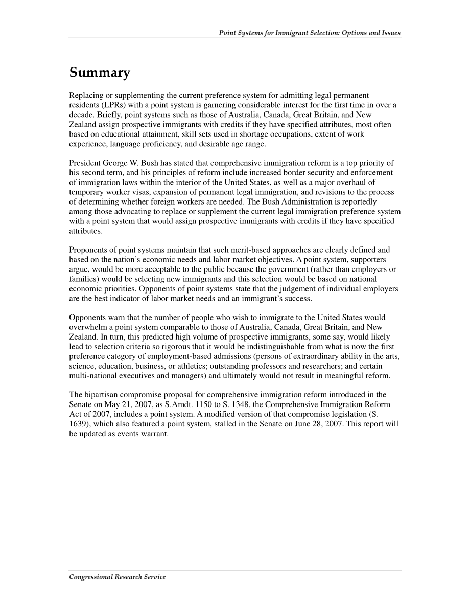 [20070904]RL34030_移民选择计分制：选项和问题.pdf_第2页