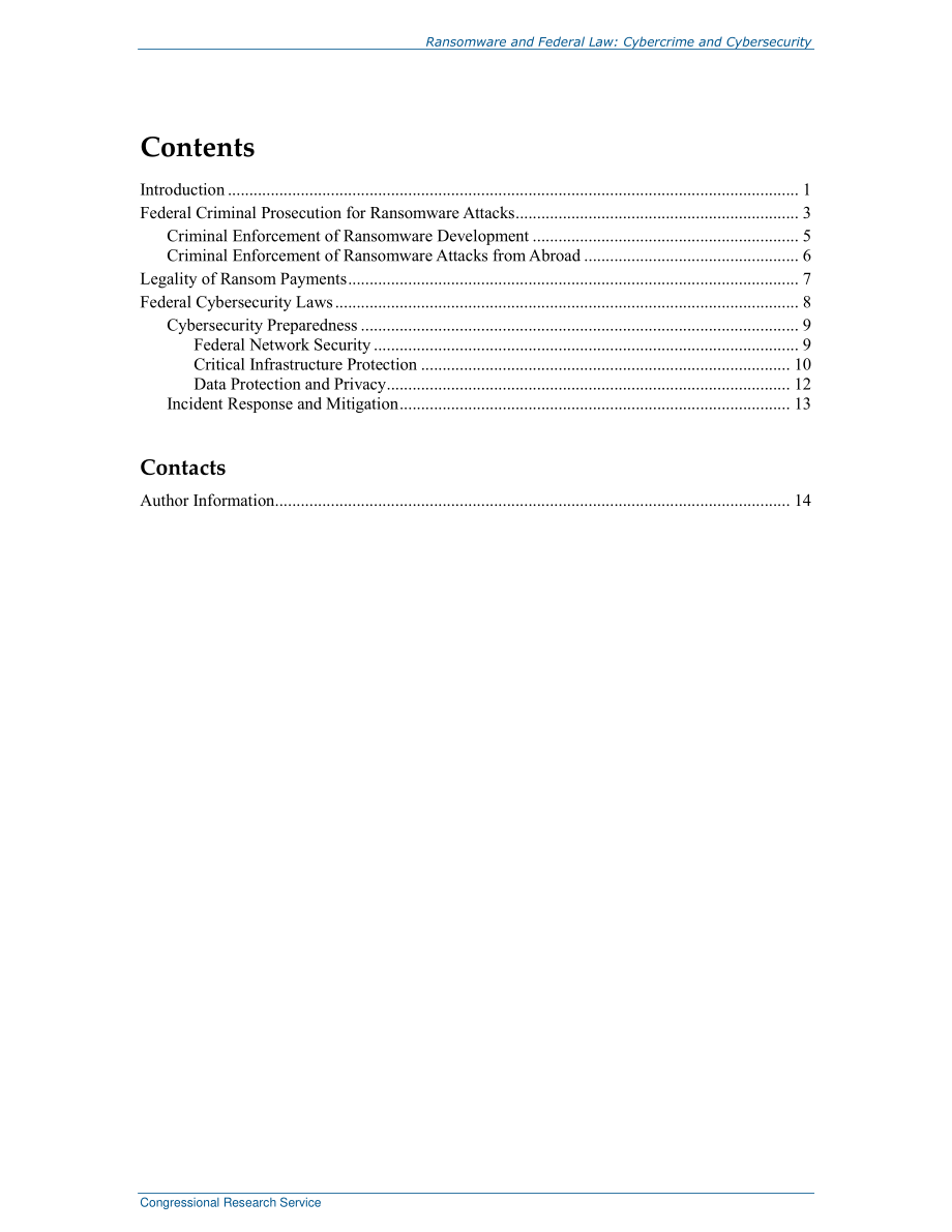 [20211005]R46932_勒索软件和联邦法律：网络犯罪与网络安全.pdf_第3页