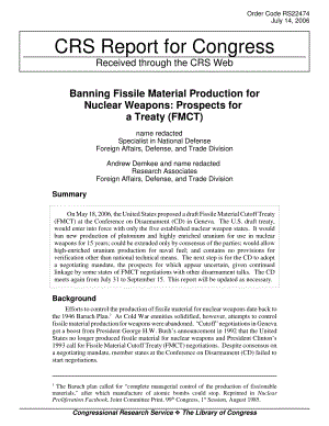 [20060714]RS22474_禁止生产用于核武器的裂变材料：条约前景（禁产条约）.pdf
