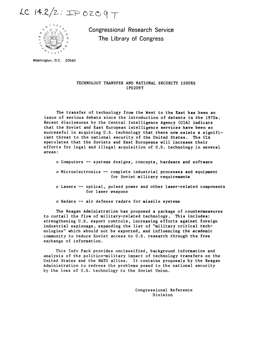 [19820701]IP0209T_技术转让和国家安全问题.pdf_第1页