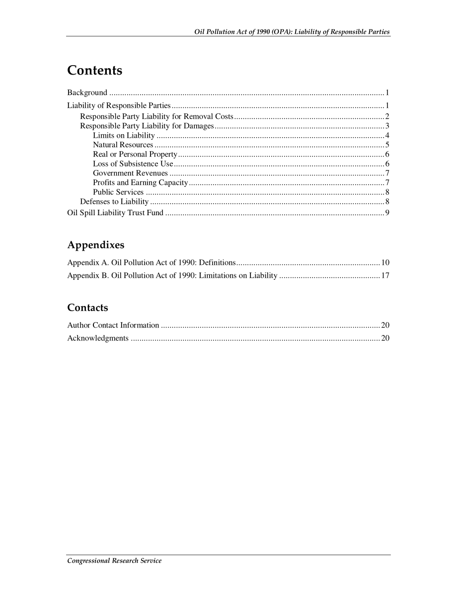 [20100602]R41266_1990年《石油污染法》（OPA）：责任方的责任.pdf_第3页