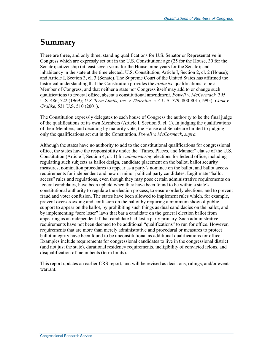 [20150115]R41946_国会议员的资格.pdf_第2页