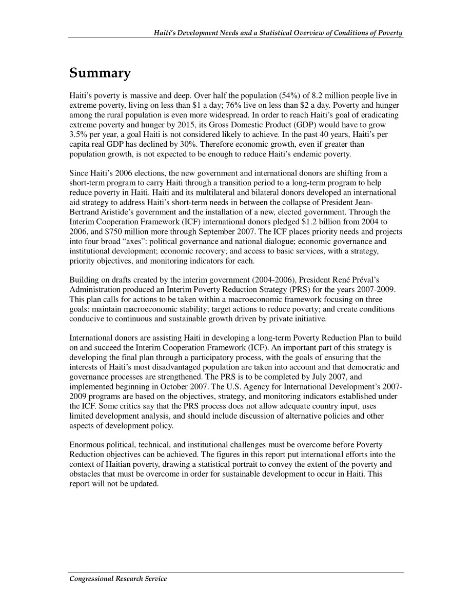 [20070530]RL34029_海地的发展需要和贫穷状况统计概览.pdf_第2页