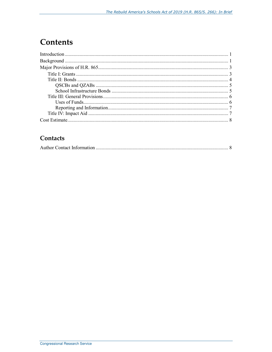 [20190612]R45767_2019年《重建美国学校法案》（H.R.865秒.266) 简言之.pdf_第3页